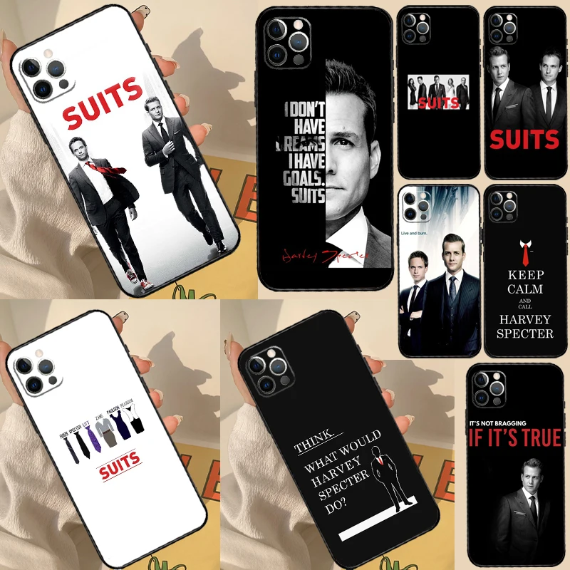 Etui na telefon z motywem serialu \"Suits\" dla Samsung Galaxy S25 S20 S21 S22 S23 S24 Ultra S9 S10 Plus S23 FE, tylna obudowa