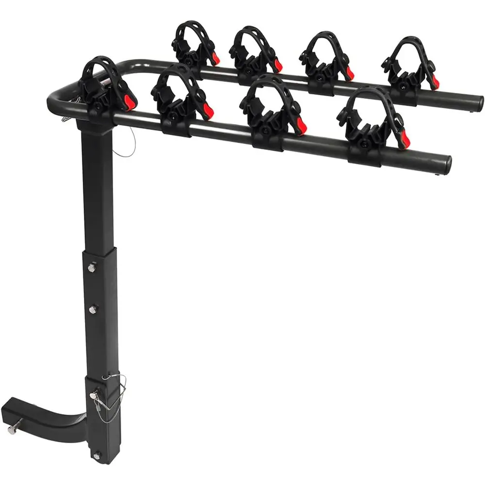 

Велосипедный багажник на фаркоп 2 дюйма - сталь с порошковым покрытием - грузоподъемность 200 фунтов - 35x12x35 дюймов