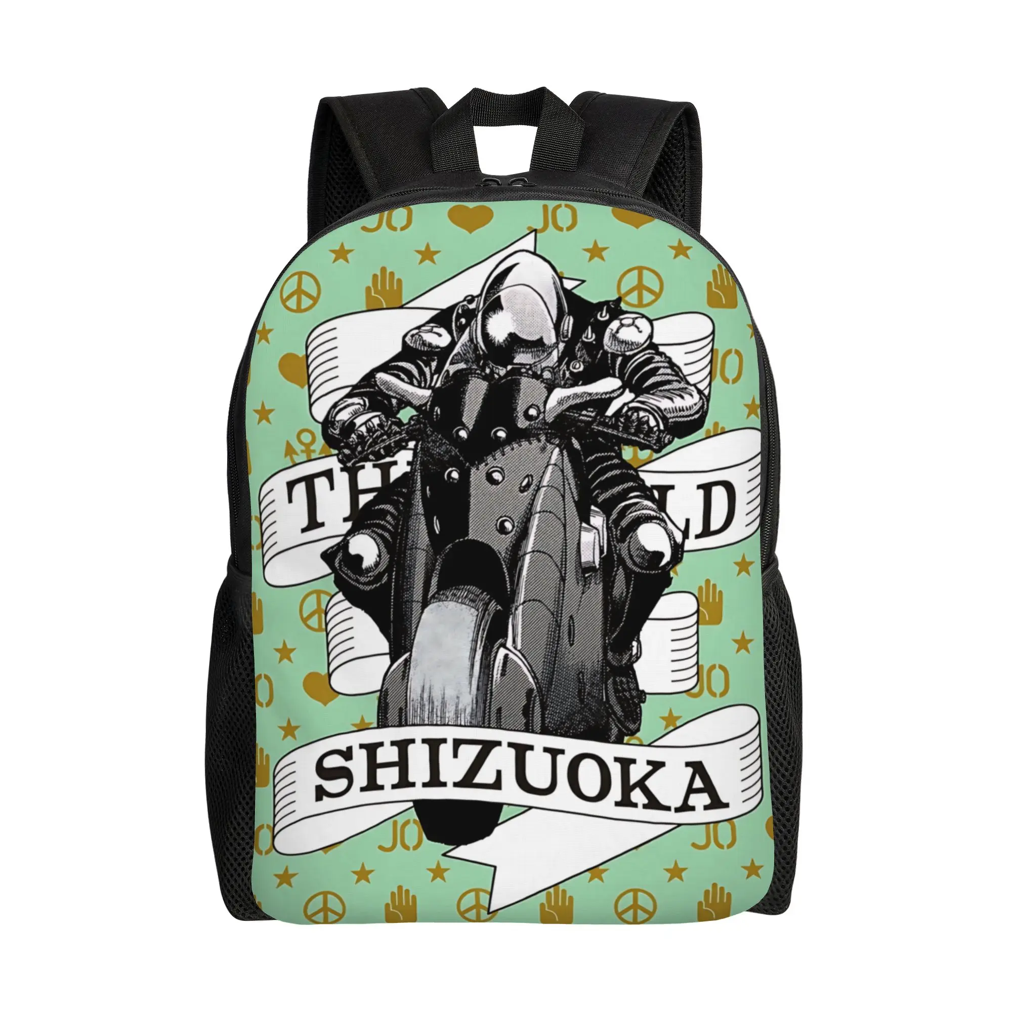 Mochila Bandai Jojo's Bizarre Adventure World, Bolsa Ita, Mochila de Anime JOJO, Mochila de Viaje con Cierre de Cremallera