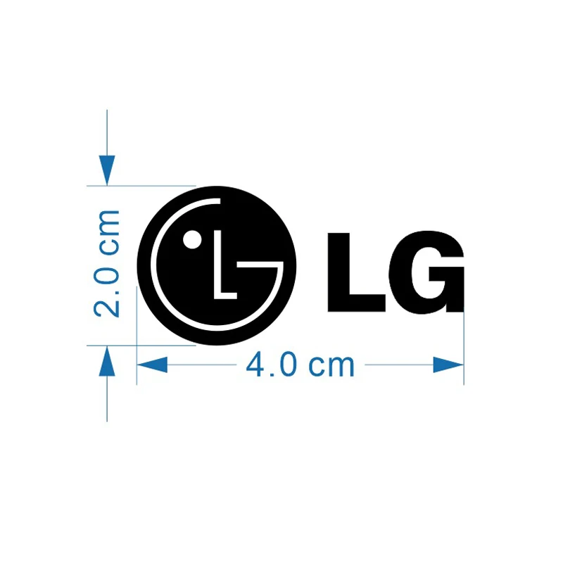 LG Metal Sticker Washing Machine Refrigerator Monitor Logo Sticker Mobile Phone Label Sticker Electric Appliance Sticker