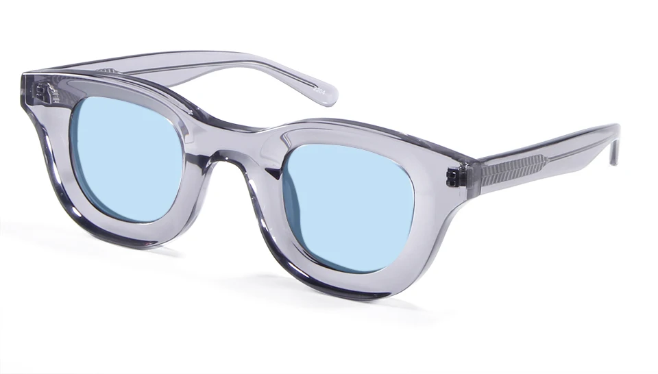 Rhud Designer-Sonnenbrille aus Acetat für Damen, Markendesigner, übergroße runde Farbtöne, Thierry Hip-Hop-Stil, Herren-Sonnenbrille, kein Markenlogo – Detail 14