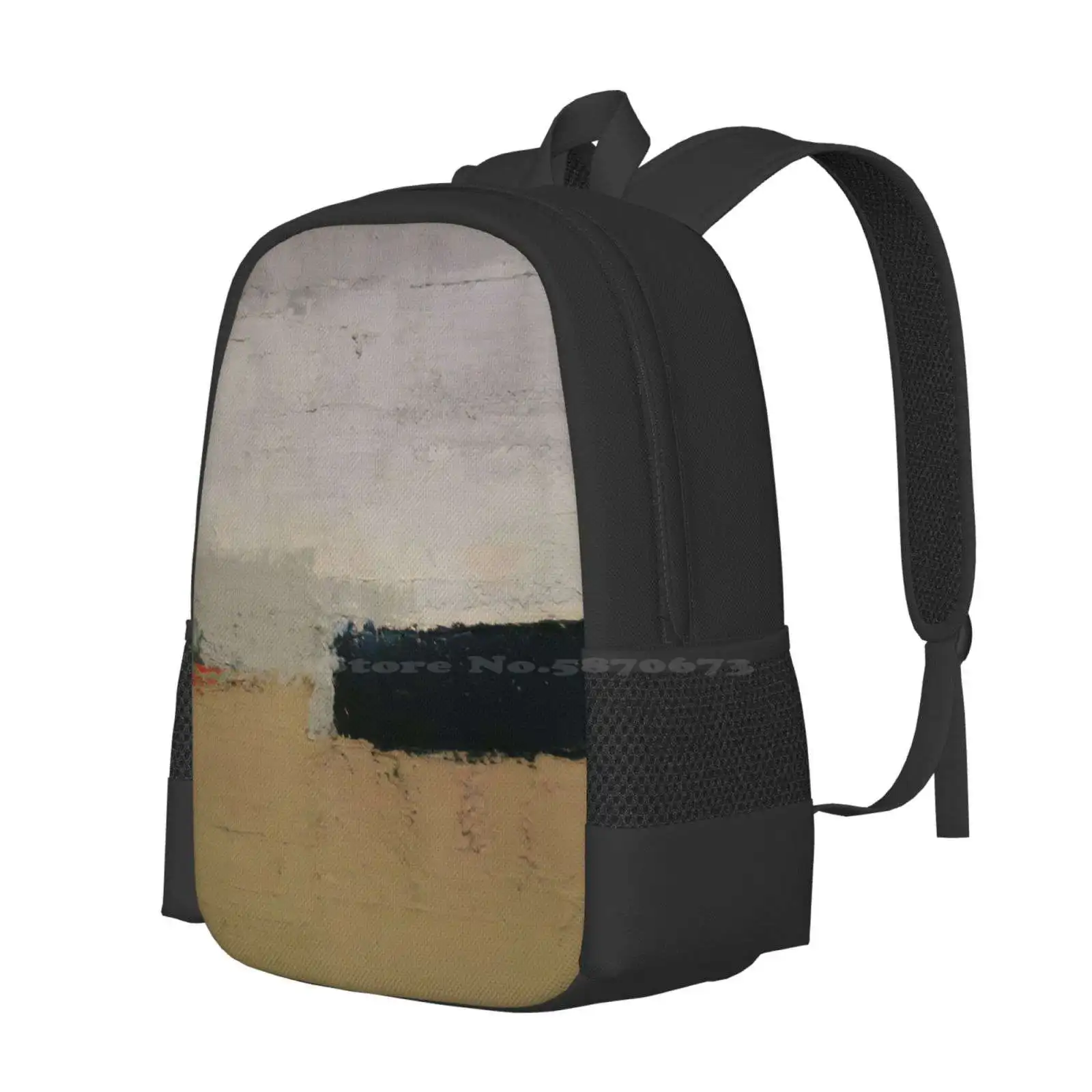 Nicolas De Staël Hot Sale Schoolbag Backpack Fashion Bags Nicolas De Sta ? L Abstract Art Abstraction Color Field Painting