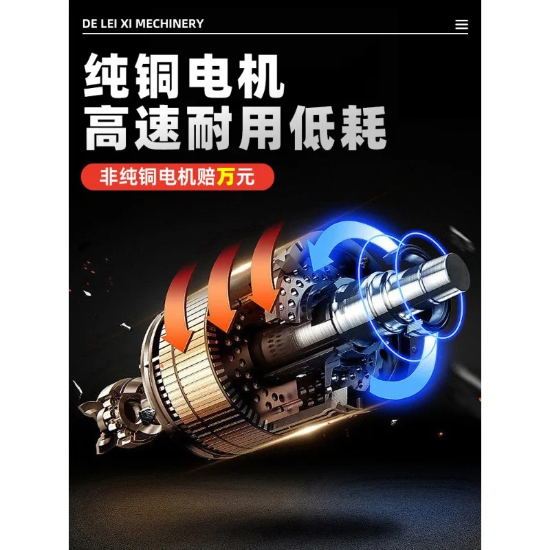 Stainless steel hydraulic foot pedal pig head cutting machine sheep head halving machine