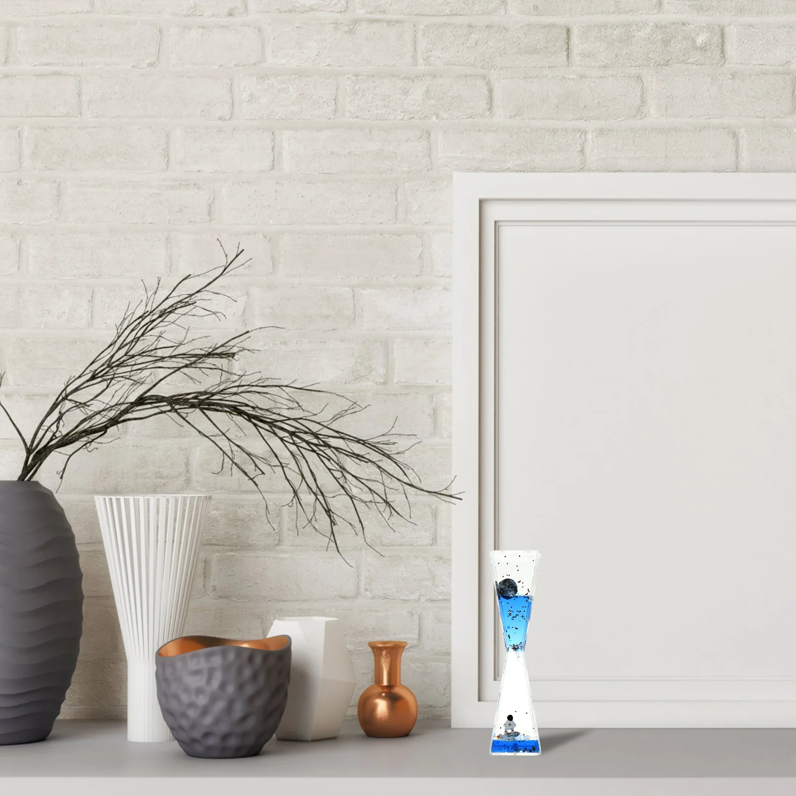 

Sky Drip Hourglass Decoration Liquid Ornament Desktop Table Timer Acrylic Home Office Decor Multifunctional