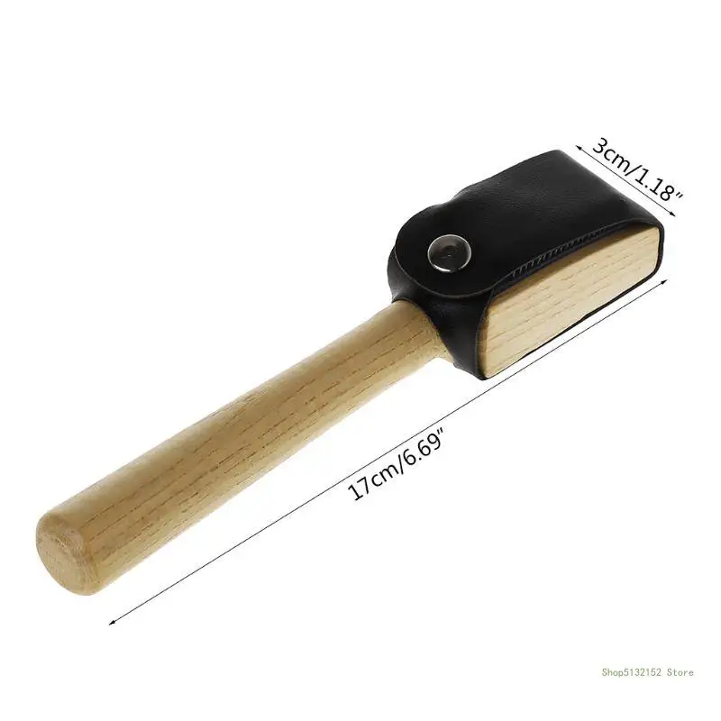 QX2E Ballet Dance Shoe Wire Brush PU Protector Cover Handle Ballroom Suede Soles Latin Dance Shoe Cleaning Brushes