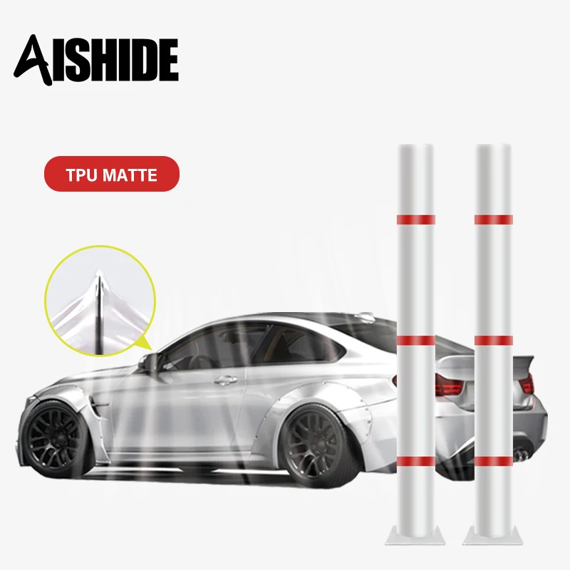 

Car Invisible Car Cover Repair Paint Scratch Resistant Interior 7.5 Mil Transparent Matte TPU Car Protective Film