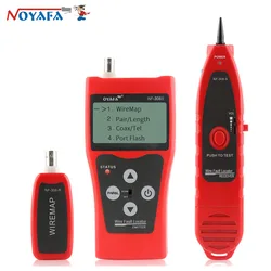 NOYAFA NF-308S – testeur de câble réseau, mesure de la longueur, testeur sans fil, moniteur de câble avec écran LCD RJ45 RJ11, outils de test réseau