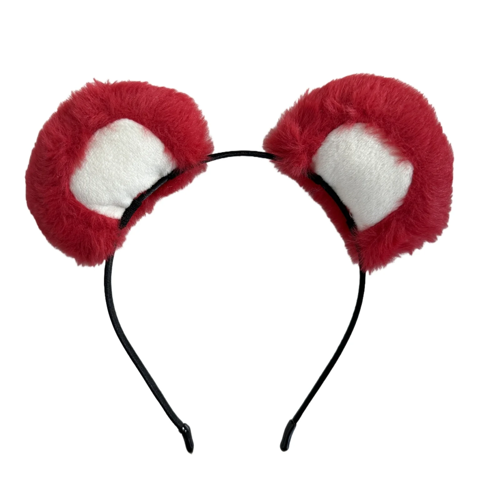 1PC Plüsch Bärenohren Stirnband, süßer flauschiger Tierhaarreifen für Frauen, Mädchen und Haustiere, bezaubernder Party-Cosplay-Haarschmuck – Detail 11