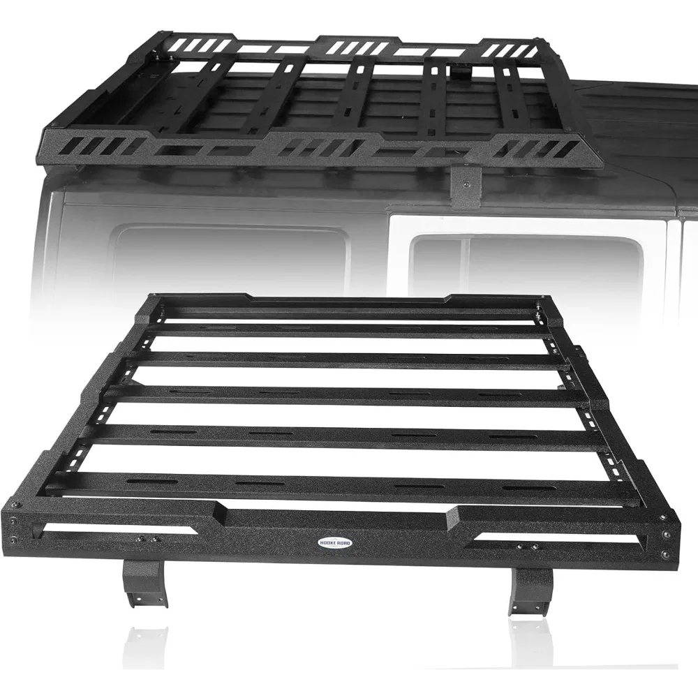 

u-Box Wrangler JK Top Roof Rack Rooftop Luggage Carrier for Jeep Wrangler JK 2007-2018 4-Door Unlimited w/Hardtops