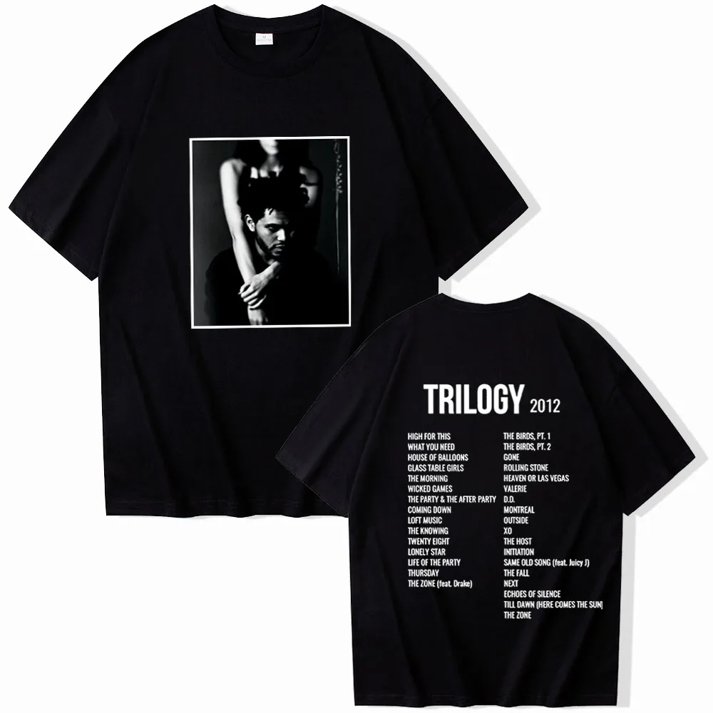 The Weeknd Shirt Trilogy Album Shirt The Weeknd Merch Gift for The Weeknd Fan Unisex O-Neck Shirt