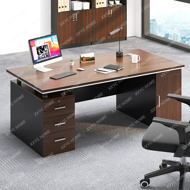 Office Desk and Chair Combination Boss Desk Desktop Computer  Home Office Staff