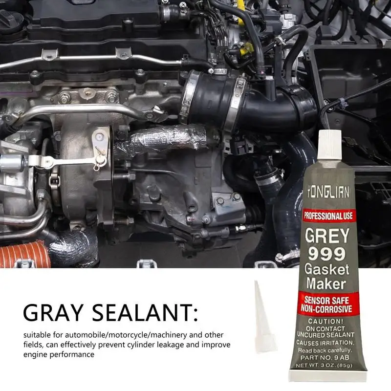 Engine Gasket Sealer 85g Grey Engine Gasket Maker And Sealant Effective Engine Repair Glue Portable For Motorcycle Engines And