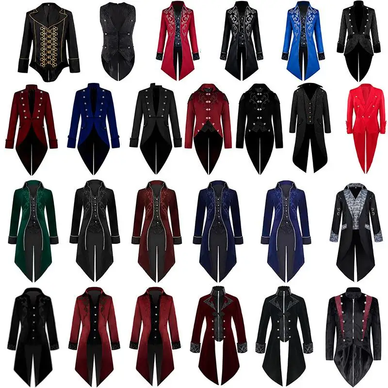 

Мужской фрак средней длины, традиционная китайская одежда, официальная одежда для мужчин, зимний сезон, модная этническая одежда