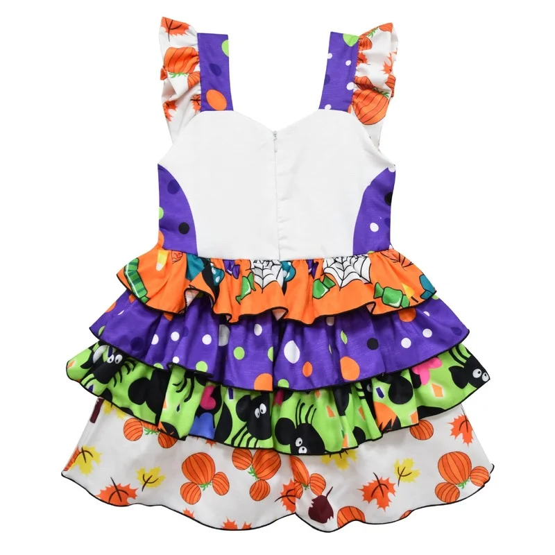 Kids Princess Cake Dress Halloween Costumes for Toddler Girls Baby Girls Mickey Mouse Toy Story Tutu Luxury Dress Pumpkin Dress