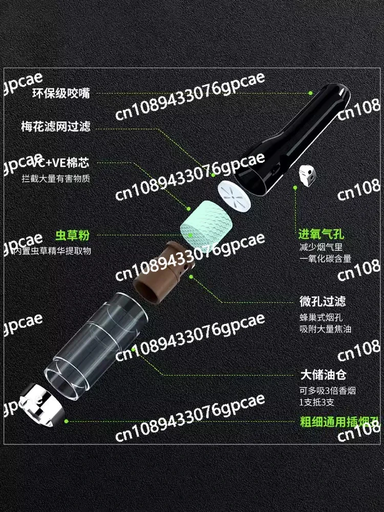 Cigarette Holder Filter Genuine Disposable Cigarette Filter Thick and Medium Thin Three-purpose Smoking Smoking Nozzle Men