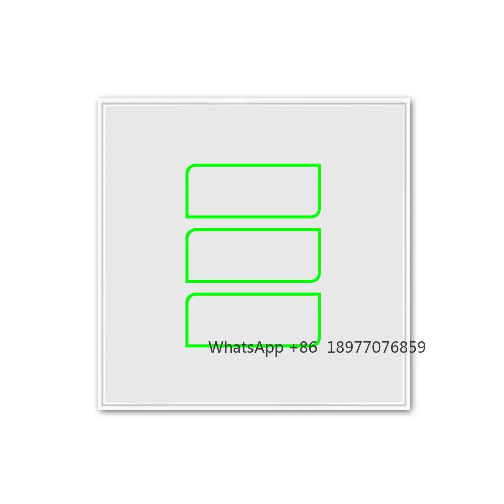 WiFi Wall Smart Switch 3 Gang Light Glass Panel Big Button Lanbon L8X HomeKit Home Automation High Quality
