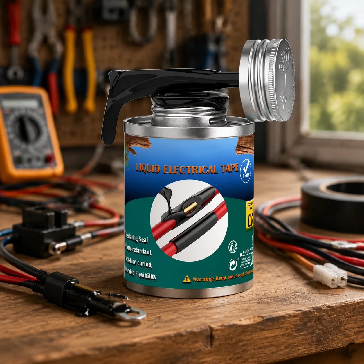 Liquid Waterproof Electrical Tape Epoxy Resin Black Glue Quick Drying Sealant Wire Cable Glue Insulation Paste Sealant