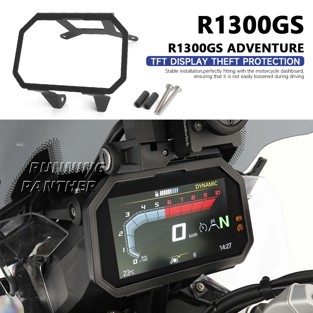 

Motorcycle Accessories For BMW R1300GS ADV 2023 2024 2025 TFT Display Theft Cover Bracket Sun Visor Instrument Protection