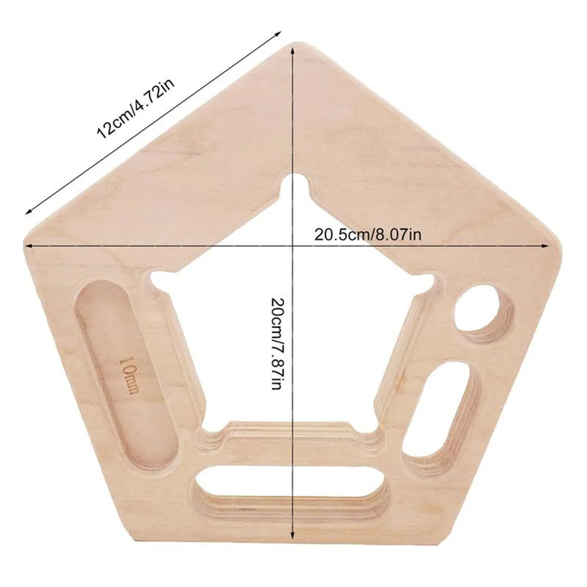 

ABYB Pull Up Board Hangboard Rock Climbing Finger Strengthener Board Trainer Practice Climbing Tool