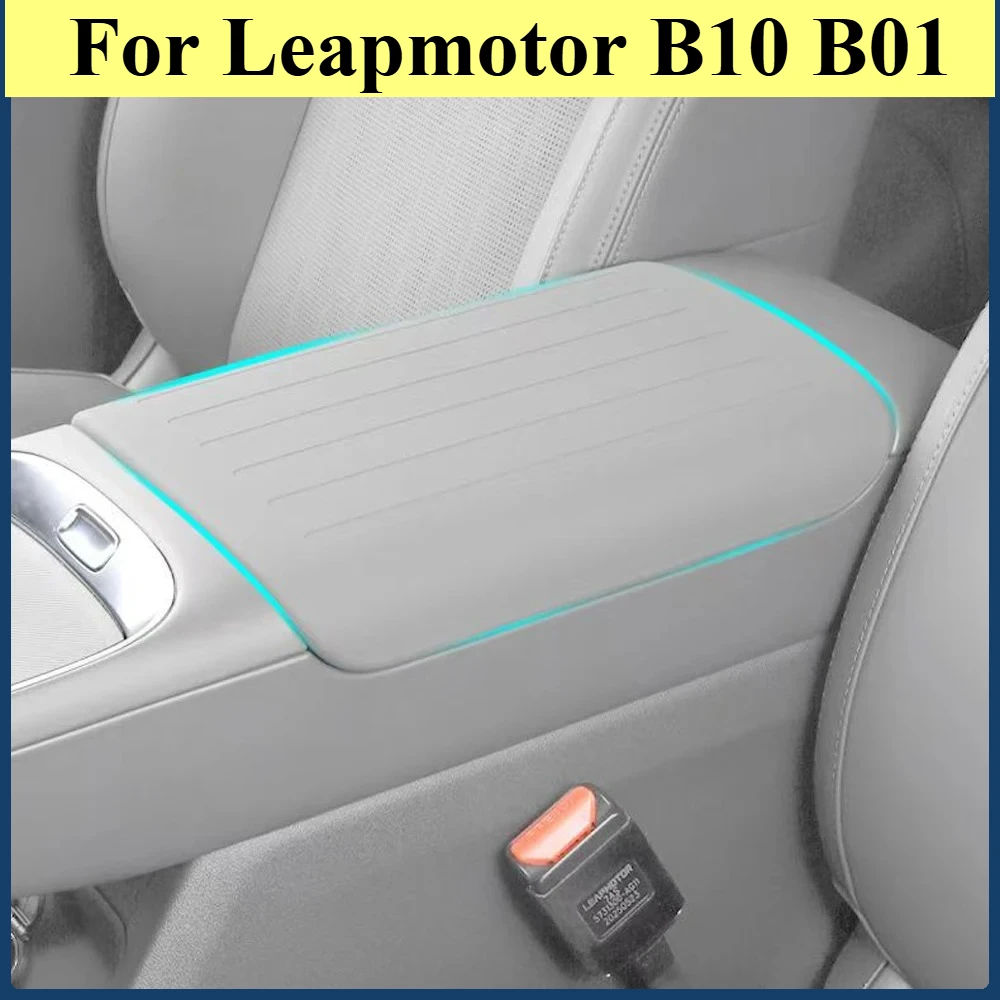 Auto-Armlehnen-Aufbewahrungsbox, Schutzhülle aus Silikagel, Autoteile für Leapmotor B10 B01