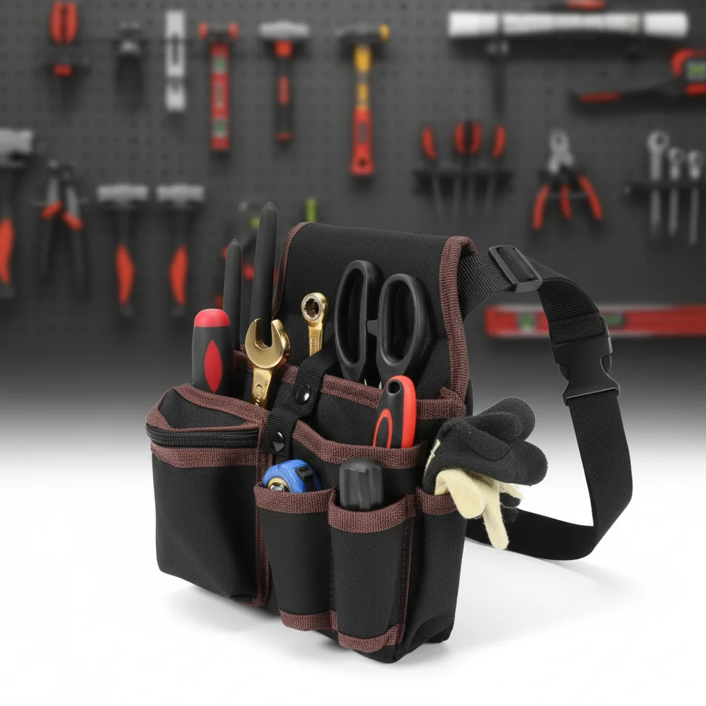 Multi functional Oxford cloth hardware electrician tool kit, multi-purpose waist hanging bag, repair bag, electrician waist bag