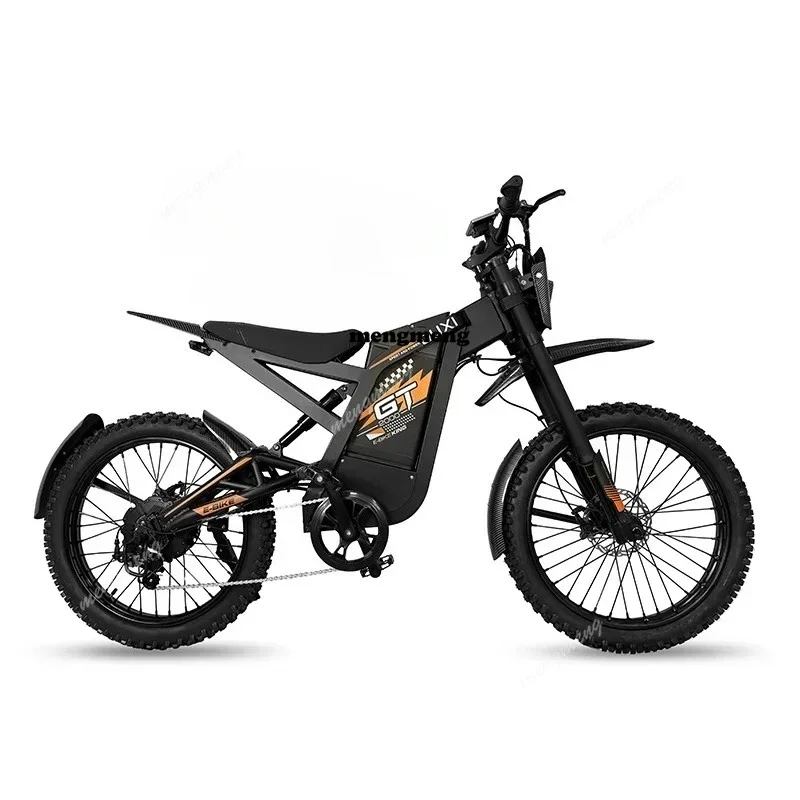 A61 Factory Wholesale  Price Electric Mountain Bike Steel Frame Lithium Battery Ebike Electric Dirt Bike GT2000 for A