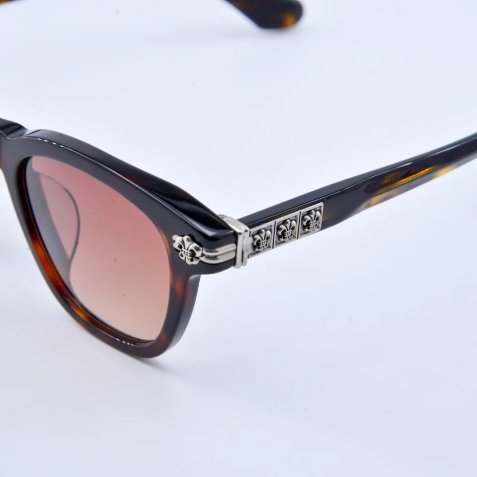 New Acetate Fashionable High-end Luxury Brand Men's Sunglasses Casual Retro Carved Decoration Women's Cat eye Sunglasses UV400