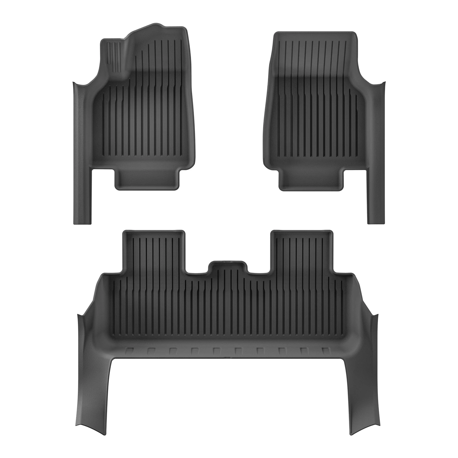 2025 Car Floor Mats for Tesla Model Y Juniper/Launch All-inclusive Threshold Style Foot Pads Protective Pad Interior Accessories