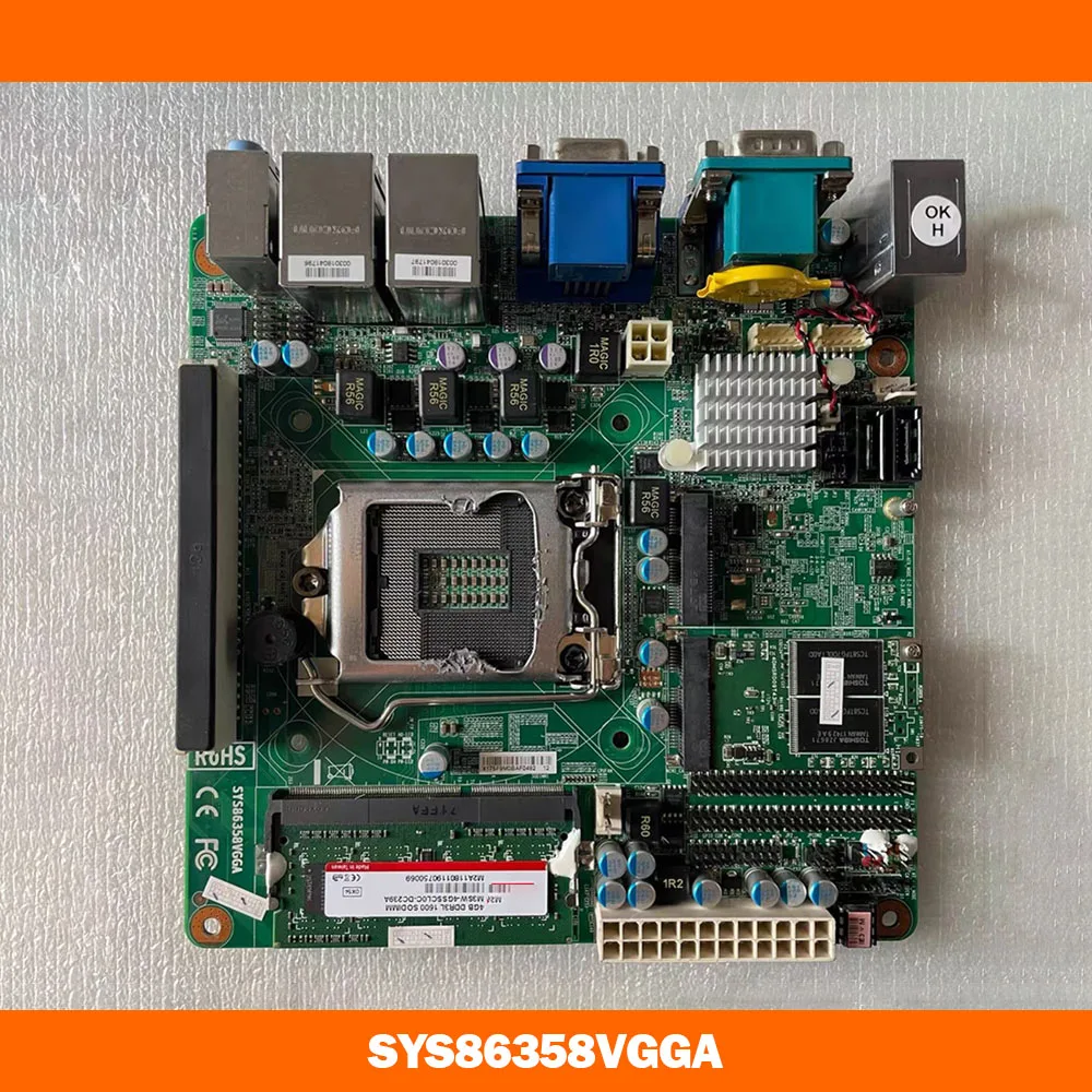 high stability dual network ports Industrial control computer board SYS86358VGGA