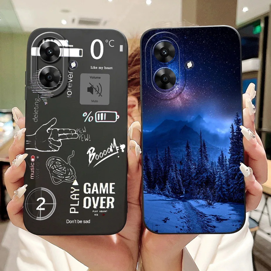 For Realme Note 60 Case Luxury Art Painted Cover Shockproof Soft TPU Phone Case For Realme Note 50 Note50 Note60 Back Cover Bags