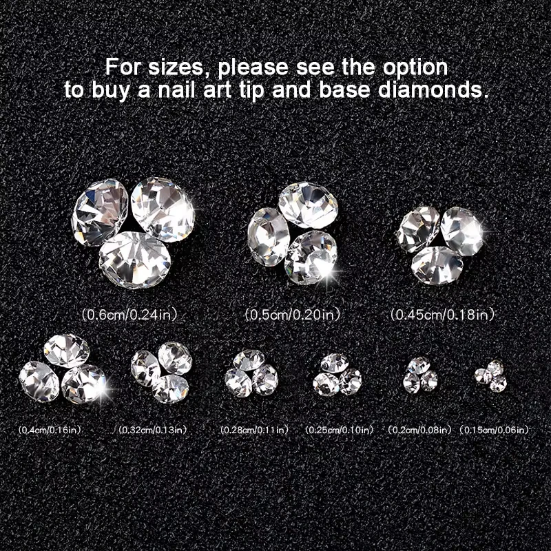 Strass brillants importés à dos pointu, cône de cristal tchèque, verre arrière rond plaqué, matériel de production pour Nail Art, bricolage, 5/10 pièces