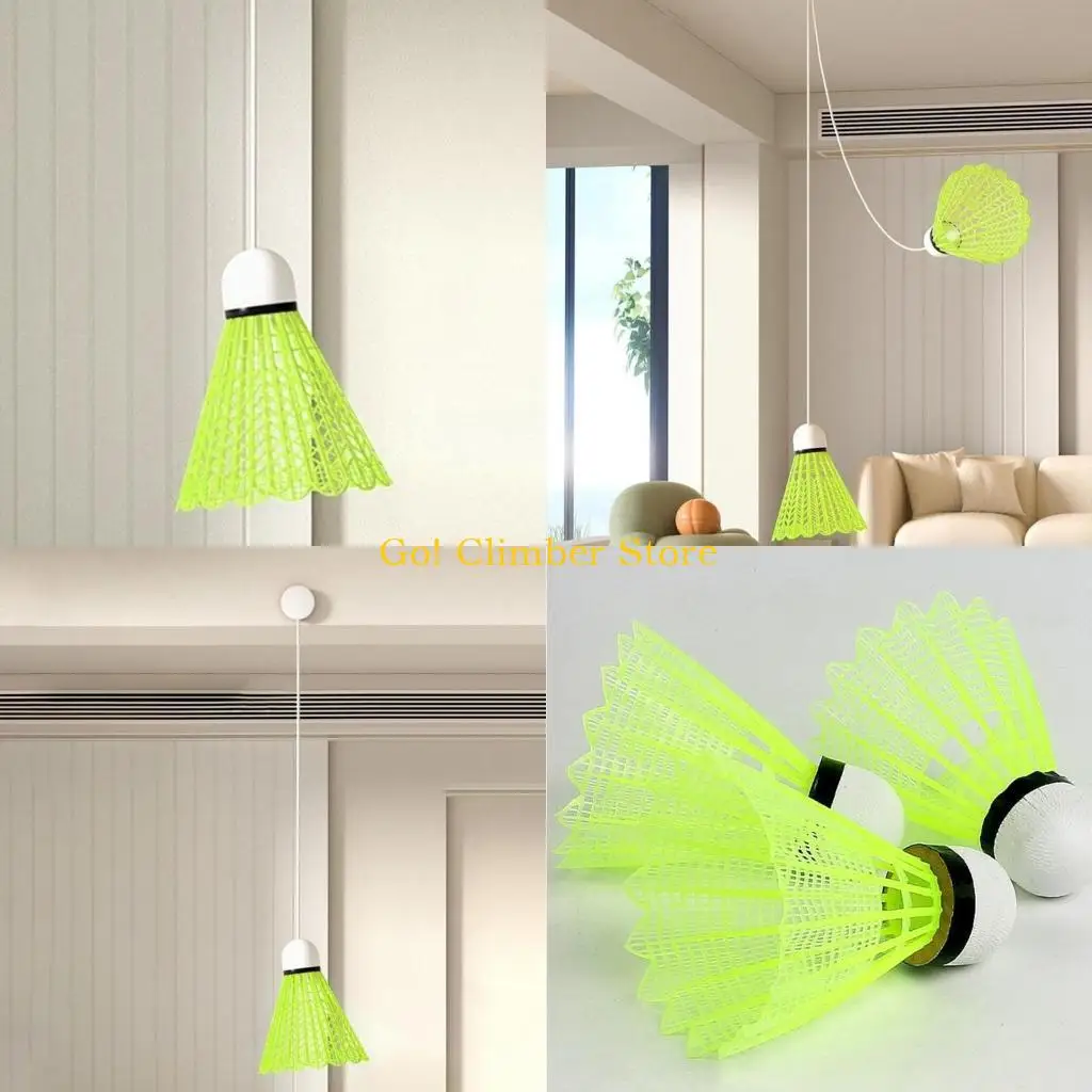 

Q84C Badminton Shuttlecock Stretch Self-study Professional Badminton Rebounds Device