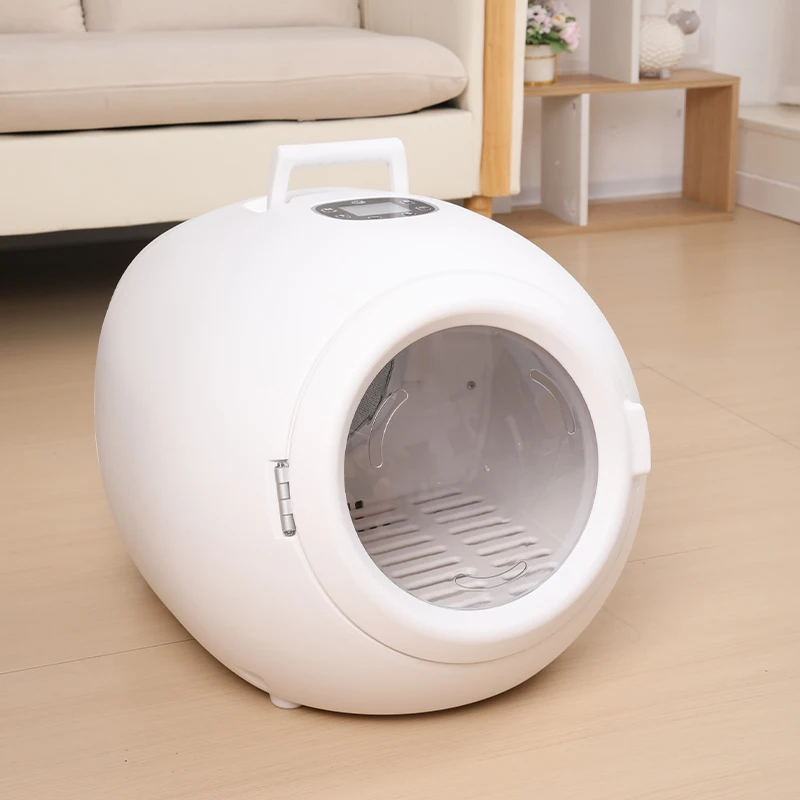 Smart 45L Eco-Friendly Rechargeable 1200W 4-Speed Portable Hands-free Cat Dryer Handle 5-90 Mins Time Setting All Seasons