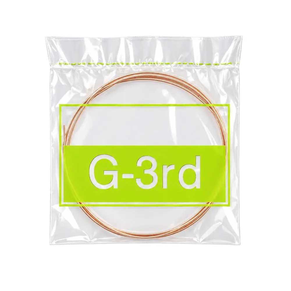 Copper Alloy Folk Guitar Strings Silver+Red Copper Color Acoustic Guitar Strings Copper Alloy Strings Acoustic Music Practice