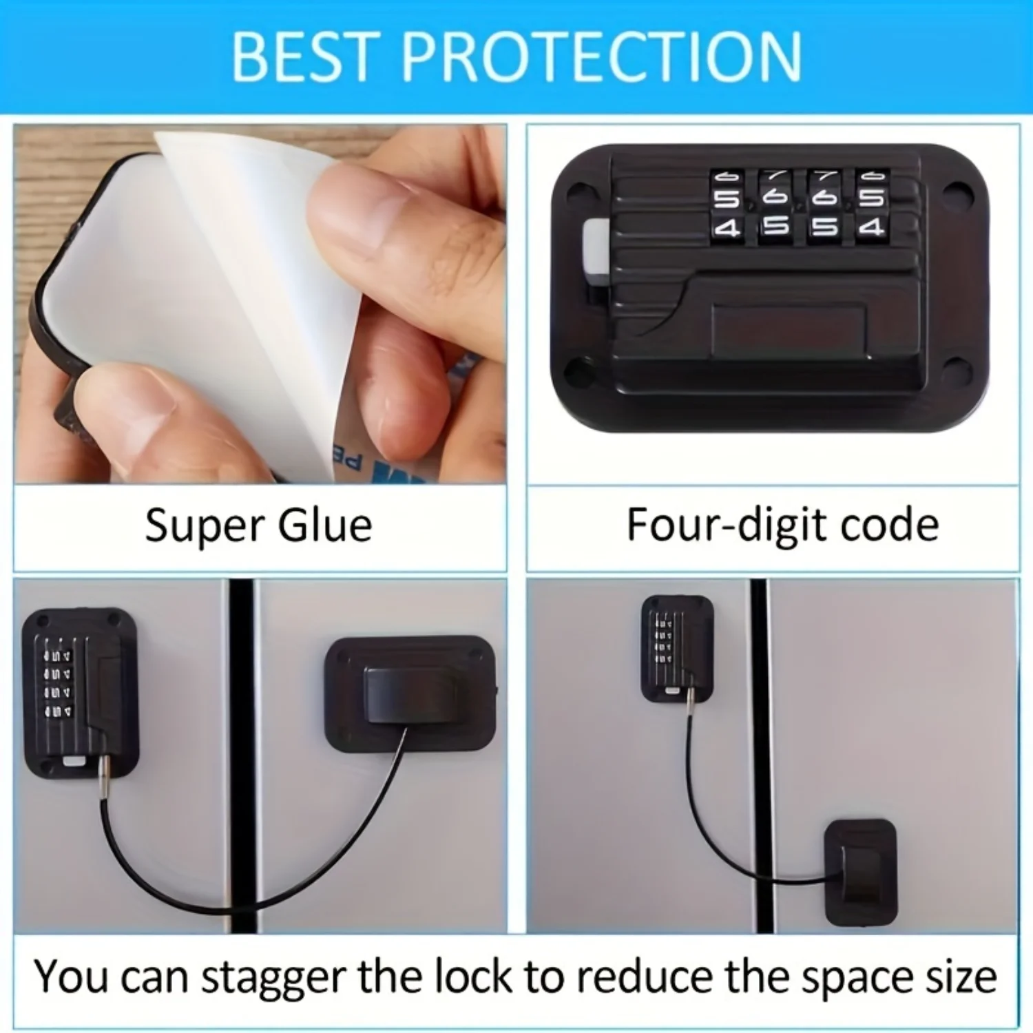 Quick padlock Lock cylinder Vintage skeleton key Candado para motor Gym locker small Push button lock black Lock with key Locks