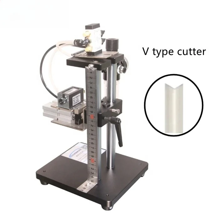 Adjustable Hand Held Semi Auto Pipe Cutting Machine Tube Portable Cutting Machine Plastic Tubing For Lotion Perfume Bottle