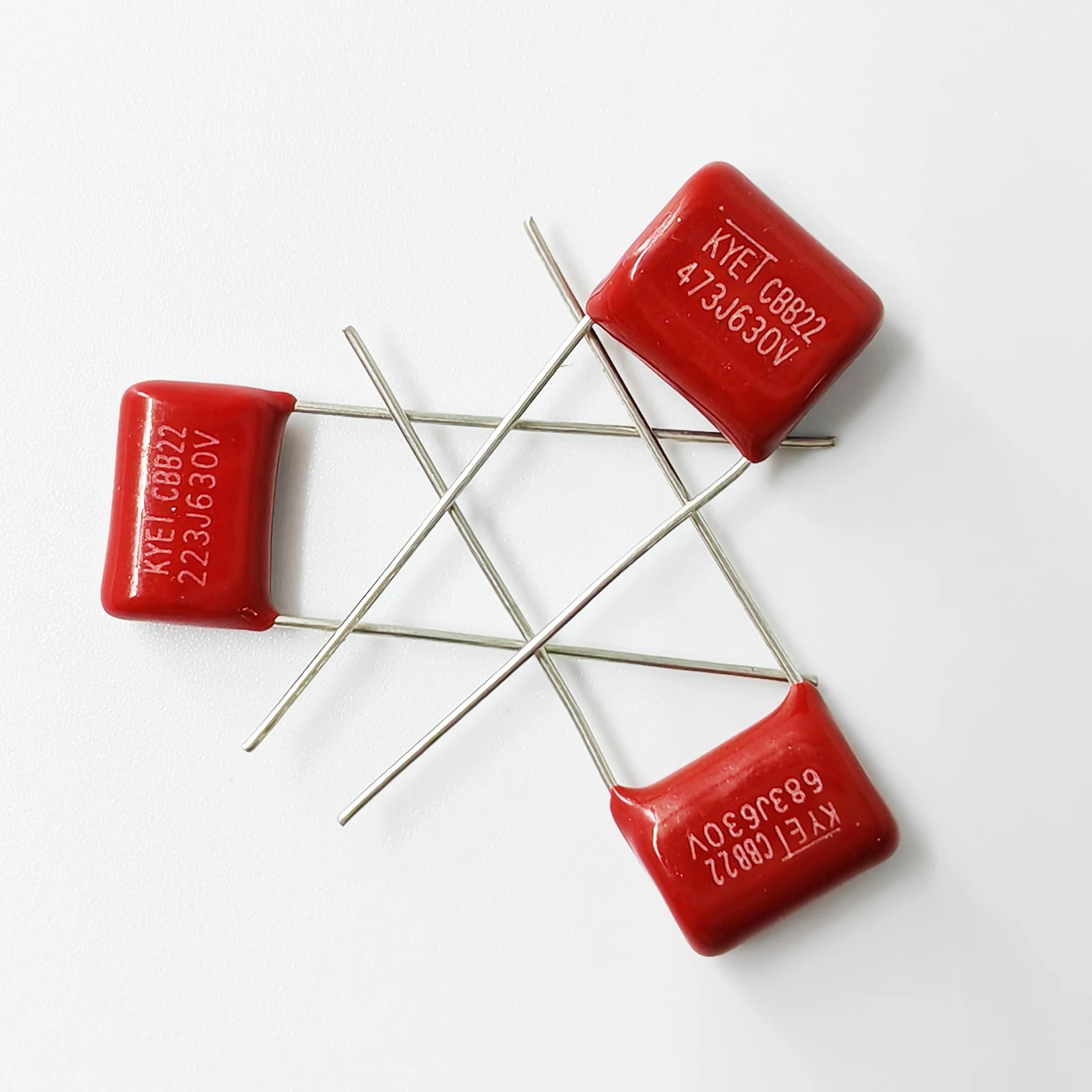 RUKOVA 0.023μF 0.47μF 0.68μF MPP CBB21 Metallized Polypropylene Film Capacitors 10% Tolerance for Guitar Bass, 10 Pack