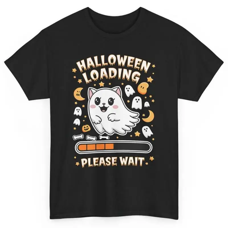 

Cat Ghost Funny T Shirt Novelty Holiday Humorous Halloween Loading