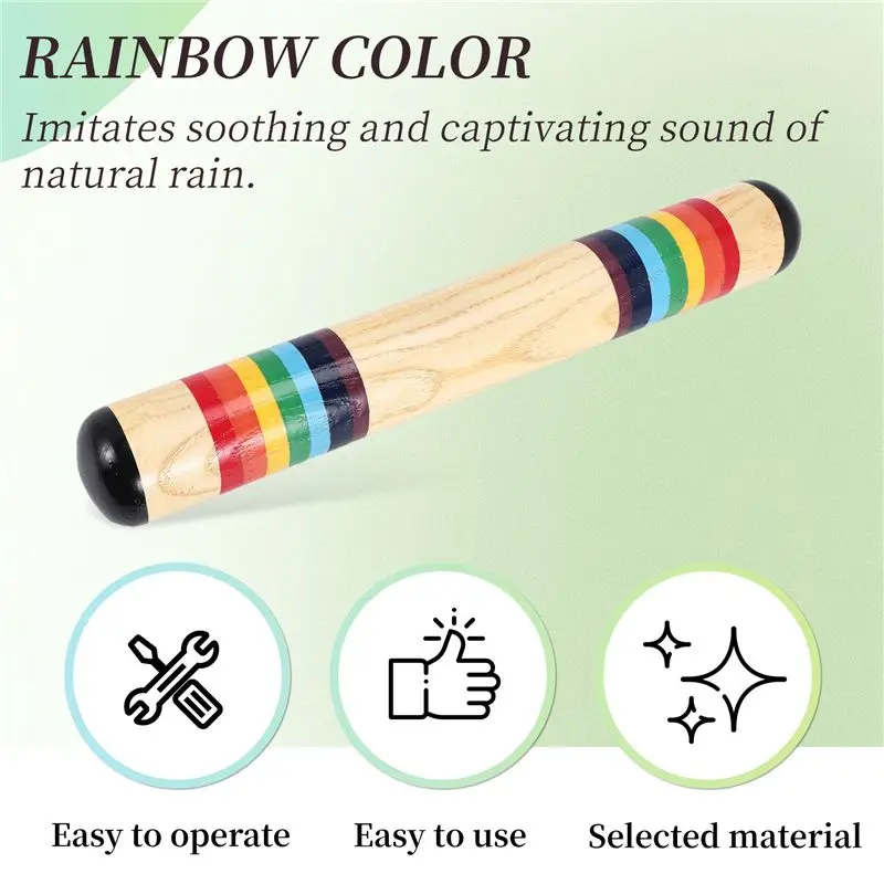 

CGDS-Rain Stick Wooden Rain Stick Wooden Rain Maker Rain Stick Musical Instrument Rainmaker Sound For Toddlers And Kids