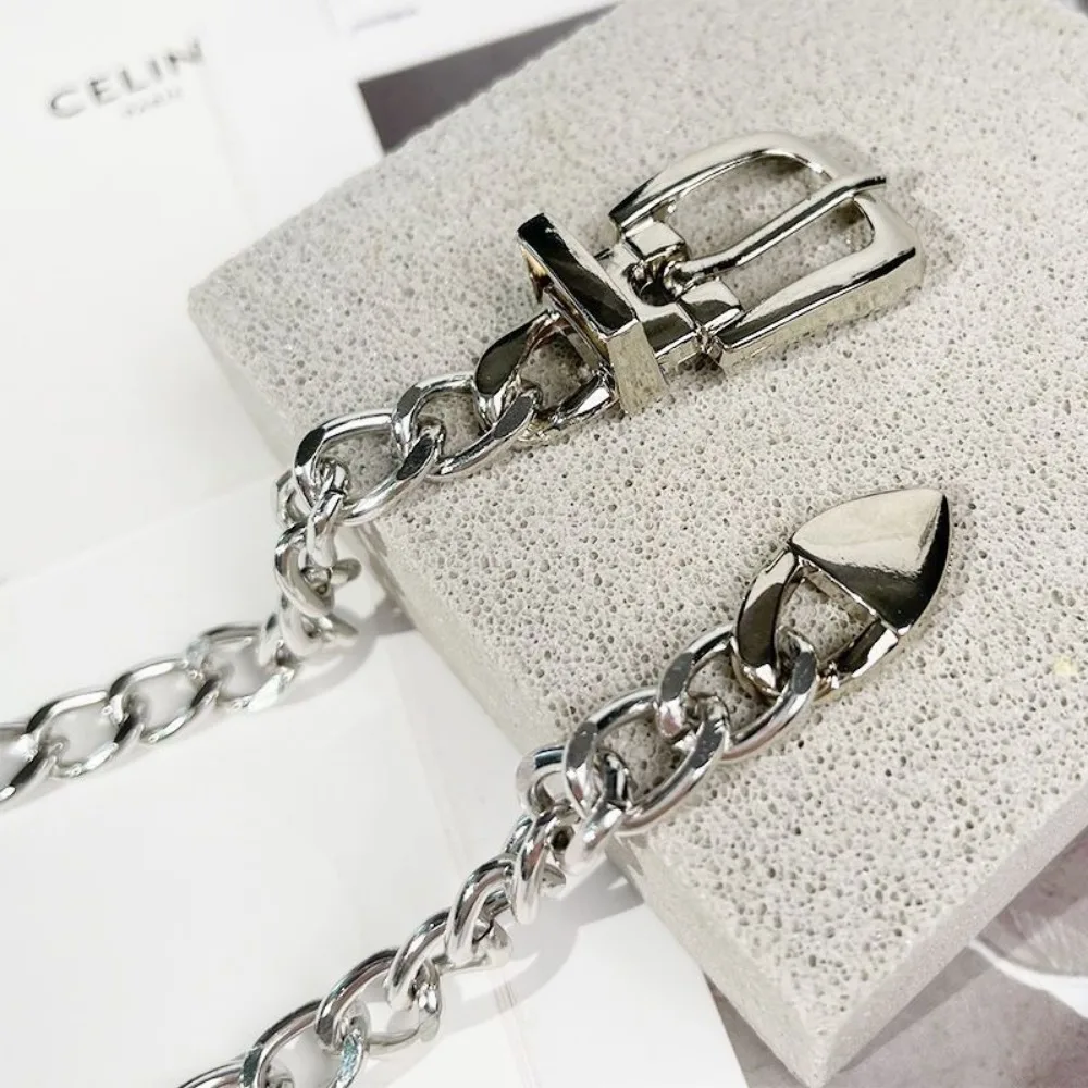 Mode Metall Kette Gürtel Lange Quaste Taille Kette Bund Gürtel Kleid Jeans Gürtel