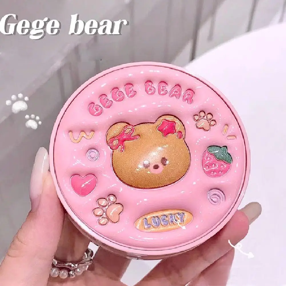 투명 에어 쿠션 BB 크림 경량 천연 컨실러 커버리지 에어 쿠션 메이크업 D7H5를위한 섬세한 파우더