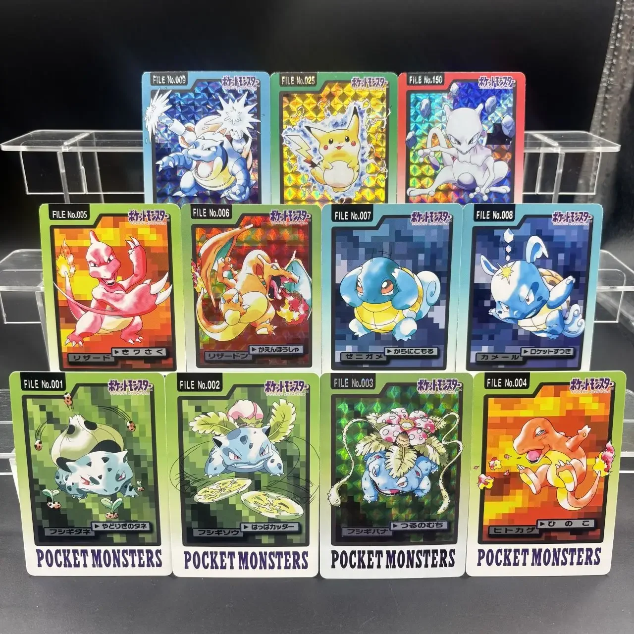 1997 PTCG وحوش الجيب Charizard Blastoise Eevee لتقوم بها بنفسك بطاقة واحدة ذاتية الصنع لعبة كلاسيكية بطاقة أنيمي لعبة هدية #3