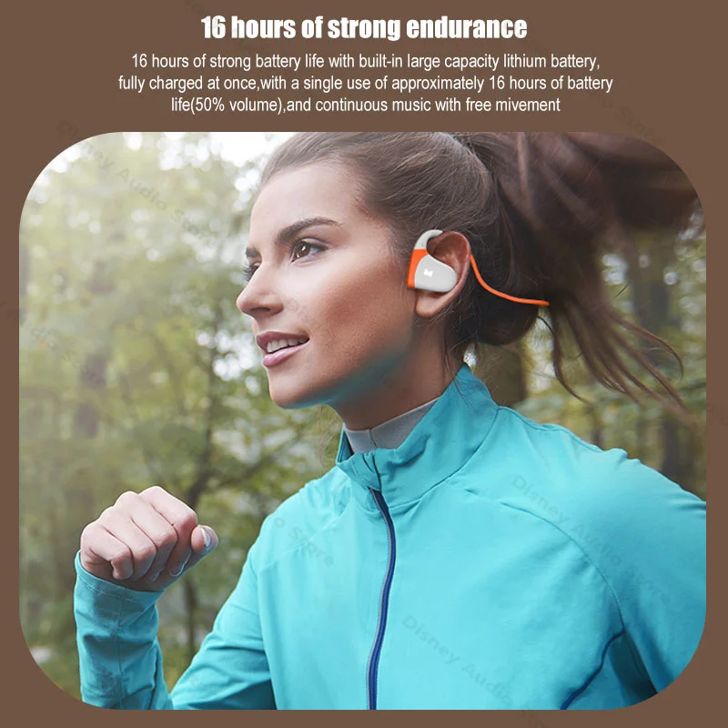 Monster Open Ear Bone Conduction Headphones Ear Hook Bluetooth Earphone IPX5 Waterproof ENC Noise Cancellation Wireless Headset