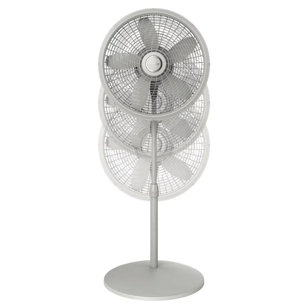 Ventola a piedistallo a ciclone regolabile da 18 "con 3 velocità, S18902, ventola di ventilazione Usb del condizionatore d'aria del vento