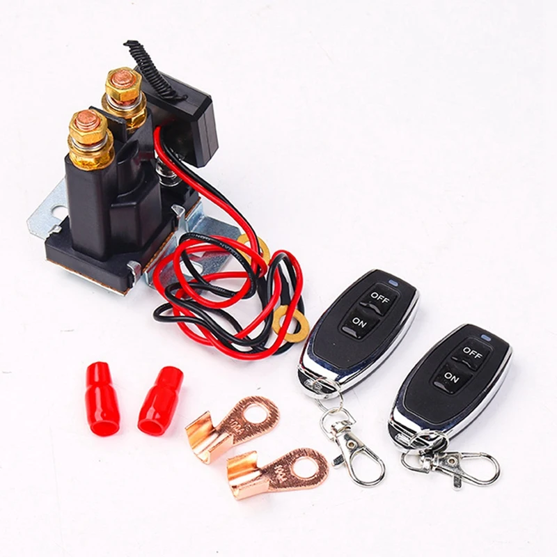 Remote Control Key Terminal Lugs 12V 500A For Car Truck RV Battery Switch Isolator With 2 Keys