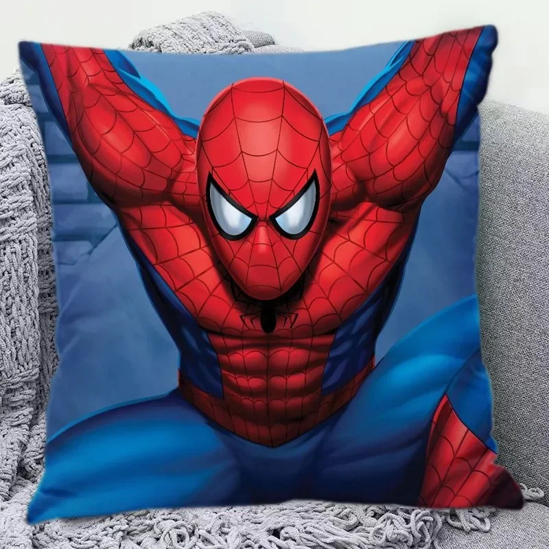 Spiderman pillow Avengers Marvel living room sofa super soft cushion cover suitable for home room decoration children's gift