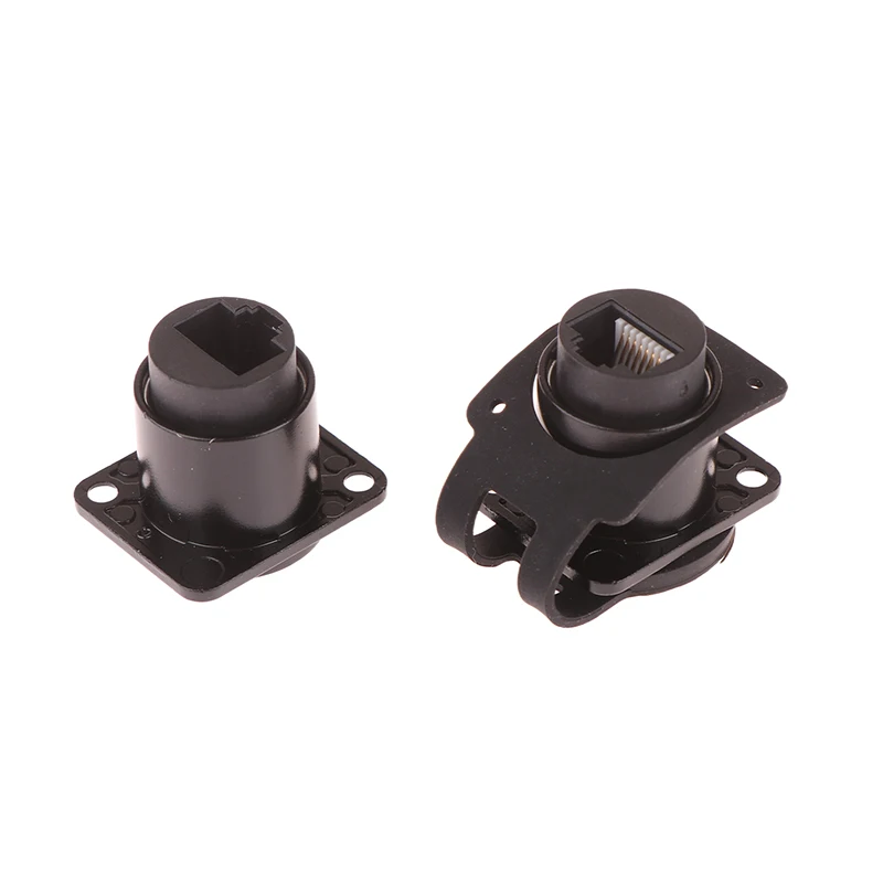 D Type Waterproof DZ-RJ45TCAT6 Socket Panel Mount Extension Ethernet Cable Network Connector CAT6 Shielded Internet Adapter