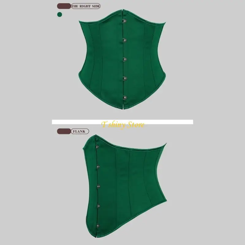 N58F Women Waist Cincher Victorian Waist Bustier For Various Occasion Waist Styling