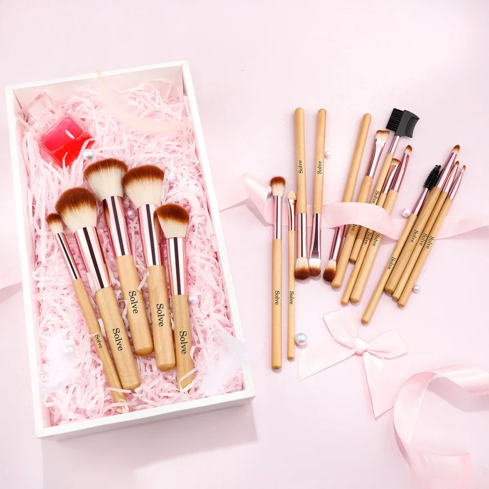 18pcs Makeup Brushes Set Professional Cosmetic Powder Eye Shadow Foundation Blush Blending Concealer Beauty Make Up Tool Brush