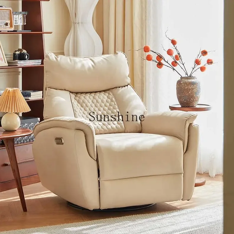 Electric Sofa Single Cream Wind Multifunctional Intelligent Adjustable Leisure Massage Lazy Rocking Chair